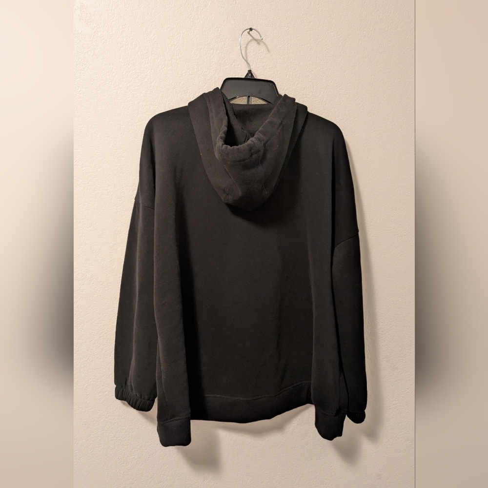 Calvin Klein Black Half Zip Hoodie - Picture 2 of 8